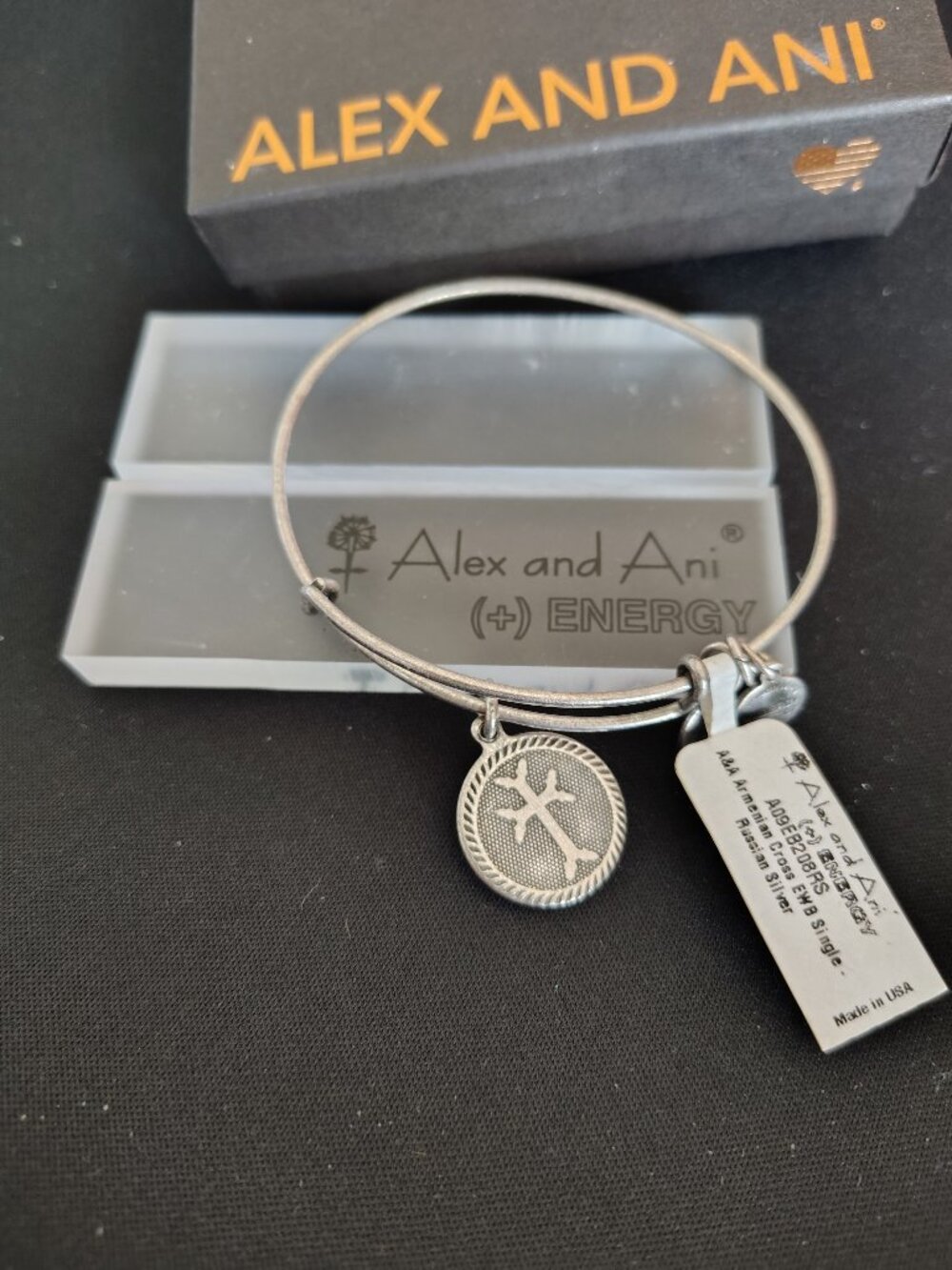 2013 Alex & Ani Armenian Cross Bangle     #839